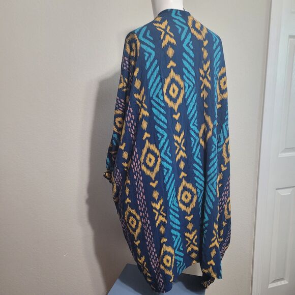 Ariat large XL cardigan elastic sleeve lining embroidered open front geometric - Picture 3 of 14